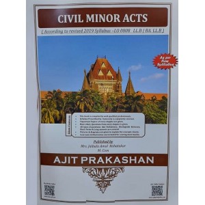 Ajit Prakashan's Civil Minor Acts for BA. LL.B & LL.B [New Syllabus] 